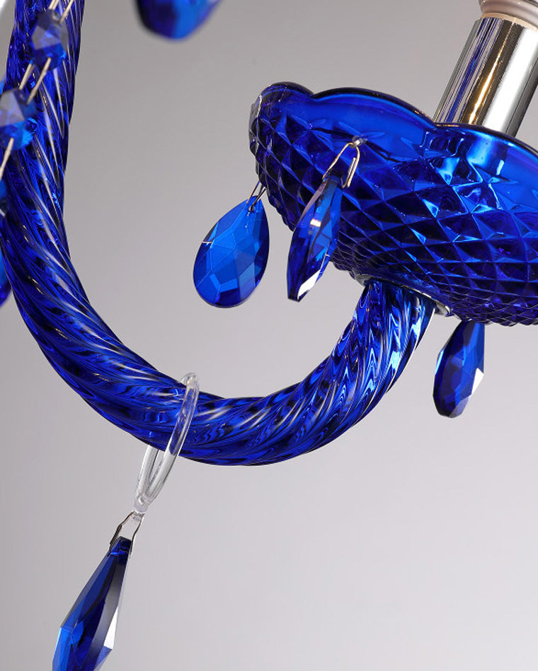 WOMO Blue Crystal Chandelier-WM2348