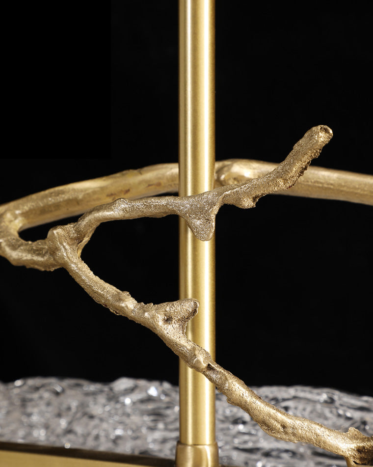 WOMO Rectangular Glass Chandelier-WM2364