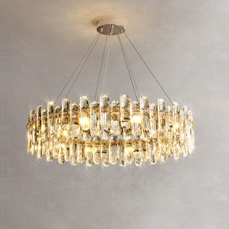 WOMO Crystal Round/Linear Chandelier-WM2406