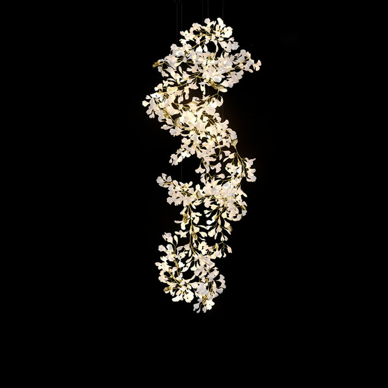 WOMO Gingko Long Staircase Chandelier-WM2425