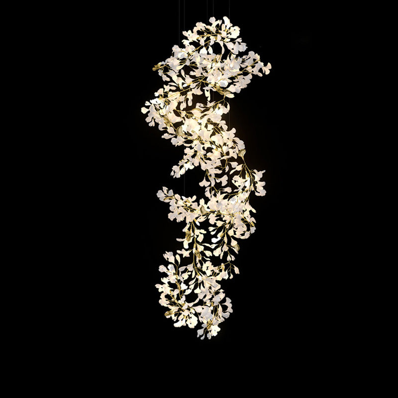 WOMO Gingko Long Staircase Chandelier-WM2425