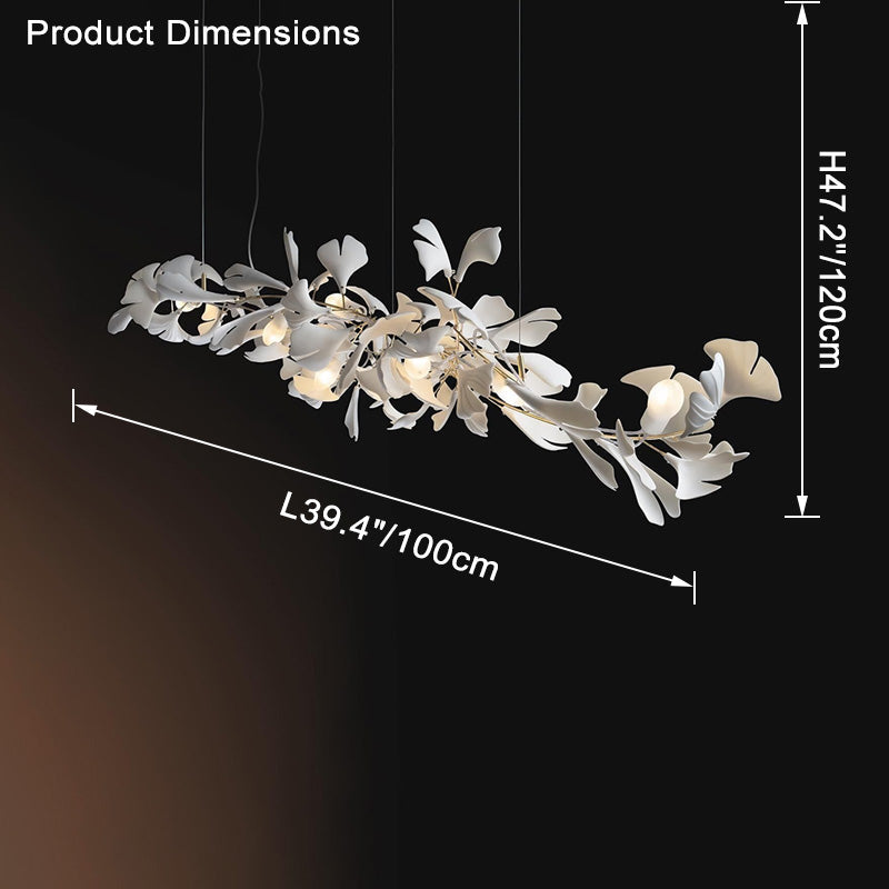 WOMO Gingko Long Chandelier-WM2430