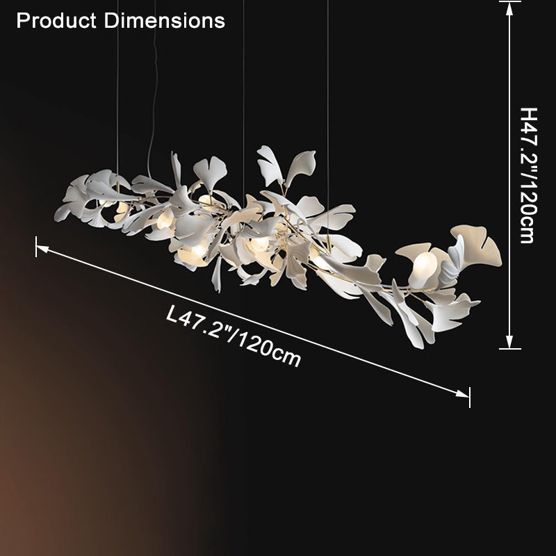 WOMO Gingko Long Chandelier-WM2430