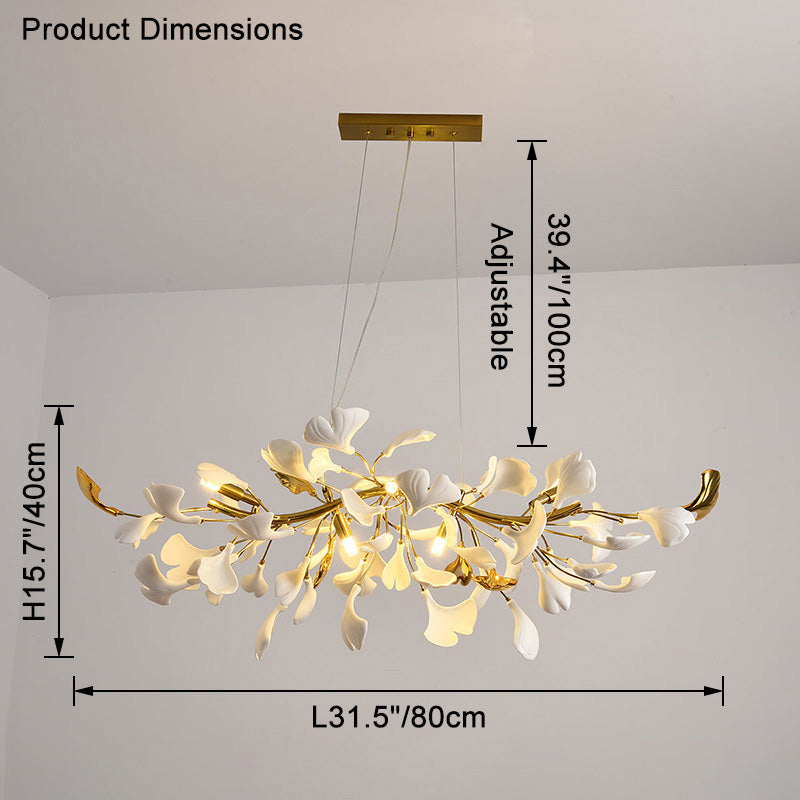 WOMO Gingko Linear Chandelier-WM2432