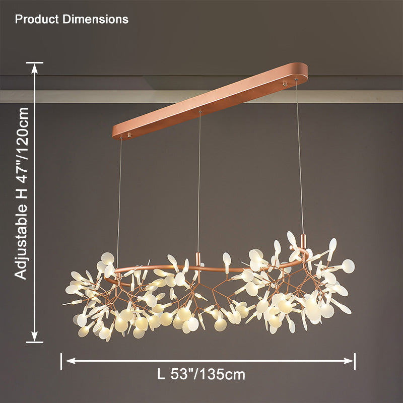 WOMO Heracleum/Firefly S-shaped Chandelier-WM2437