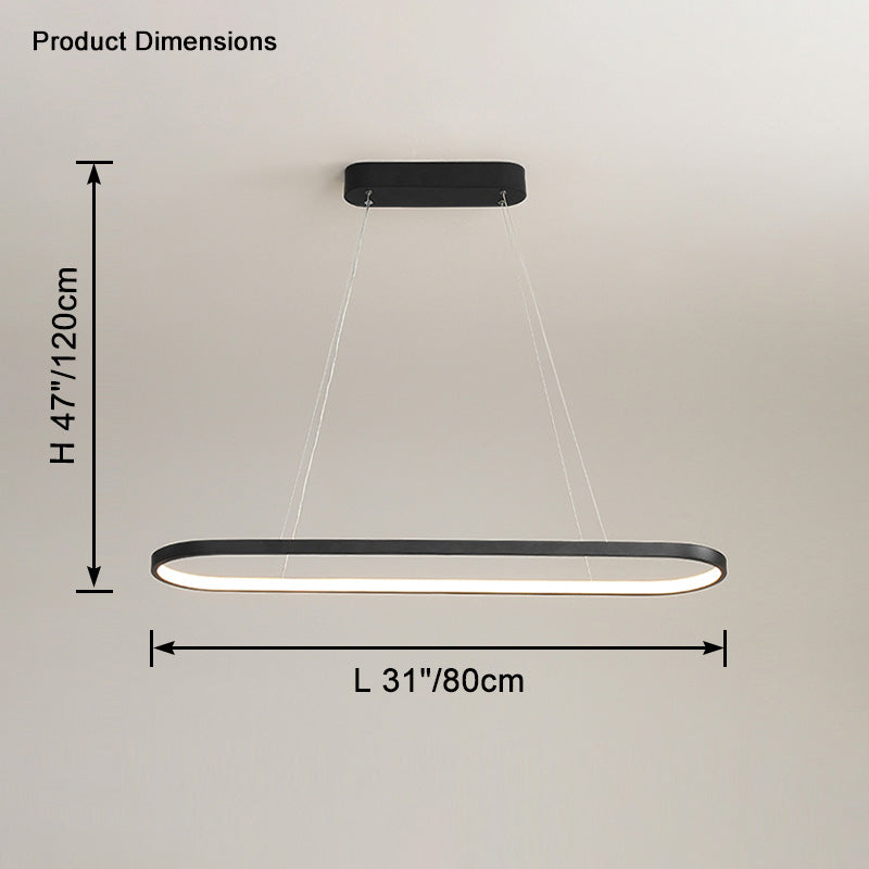 WOMO Long Oval Chandelier-WM2446