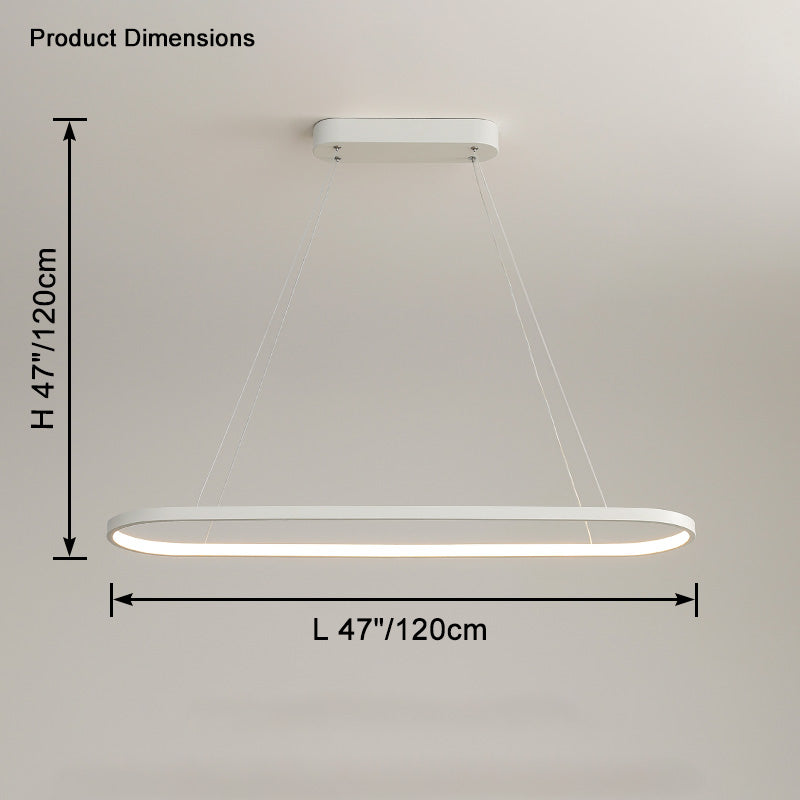 WOMO Long Oval Chandelier-WM2446