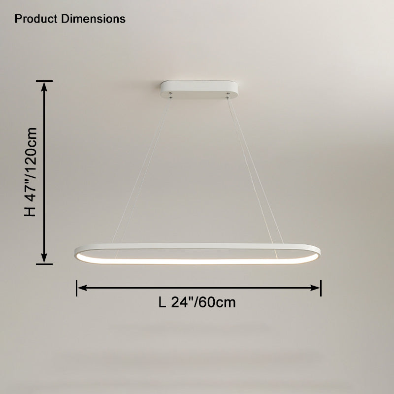 WOMO Long Oval Chandelier-WM2446