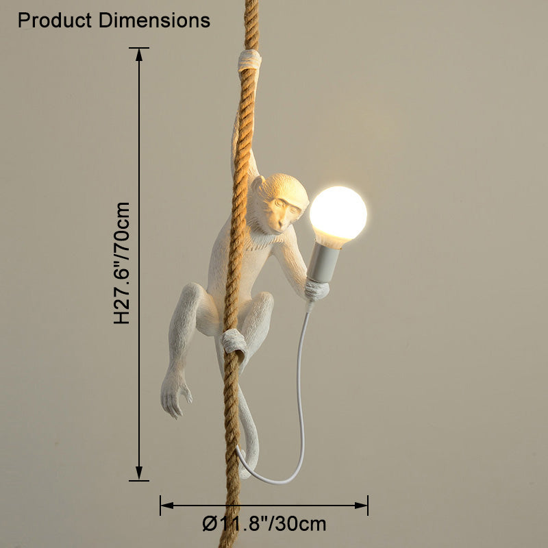 WOMO Monkey Rope Pendant Light-WM2467