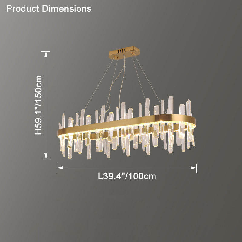 WOMO Round Crystal Chandelier-WM2485
