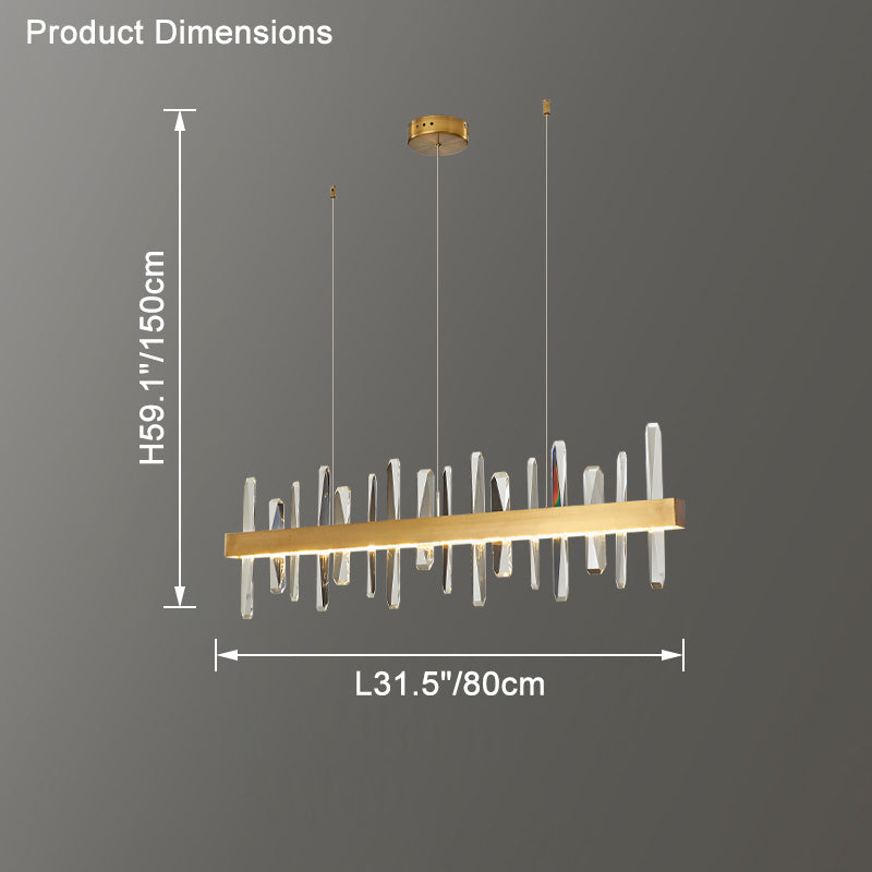 WOMO Round Crystal Chandelier-WM2485
