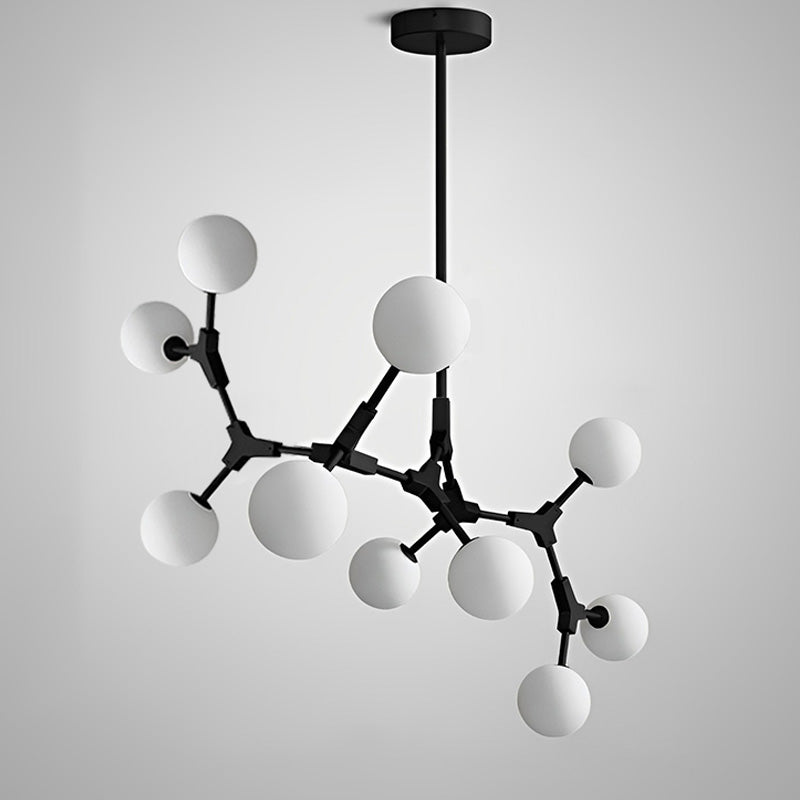 WOMO Branching Bubble Frosted Glass Chandelier-WM2514