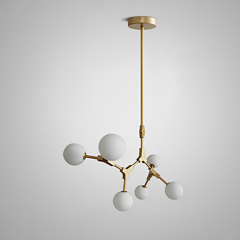 WOMO Branching Bubble Frosted Glass Chandelier-WM2514