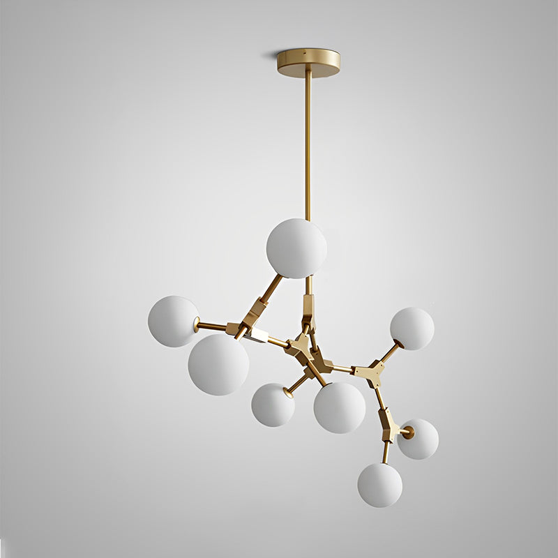 WOMO Branching Bubble Frosted Glass Chandelier-WM2514