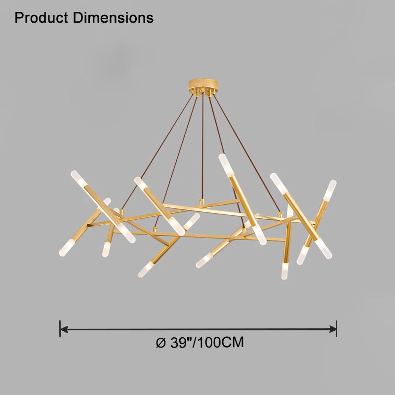 WOMO Modern Candlestick Chandelier-WM2517