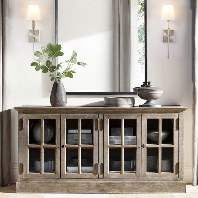 Pires Brass/Copper Wall Sconce - Fabric Shade