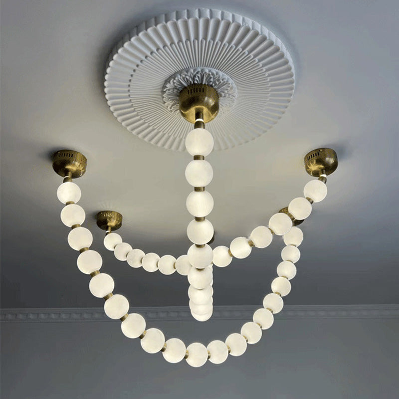 WOMO X-Pearl Necklace Chandelier-WM2805