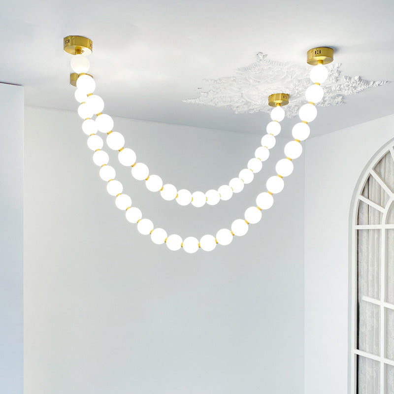 WOMO X-Pearl Necklace Chandelier-WM2805