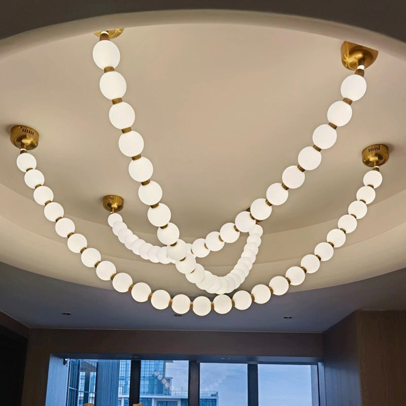 WOMO X-Pearl Necklace Chandelier-WM2805