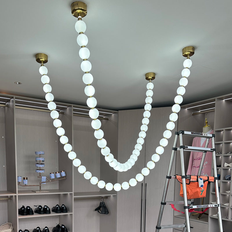 WOMO X-Pearl Necklace Chandelier-WM2805