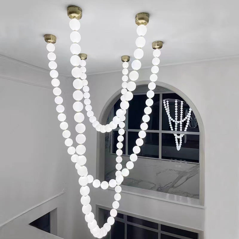 WOMO X-Pearl Necklace Chandelier-WM2805
