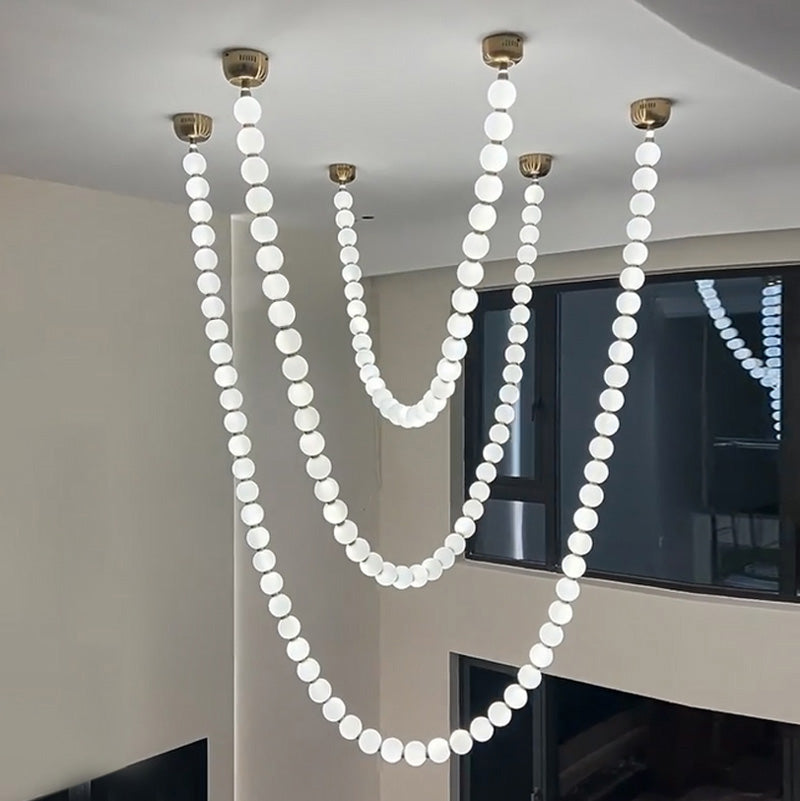 WOMO X-Pearl Necklace Chandelier-WM2805