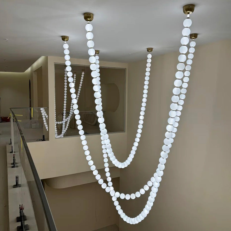 WOMO X-Pearl Necklace Chandelier-WM2805