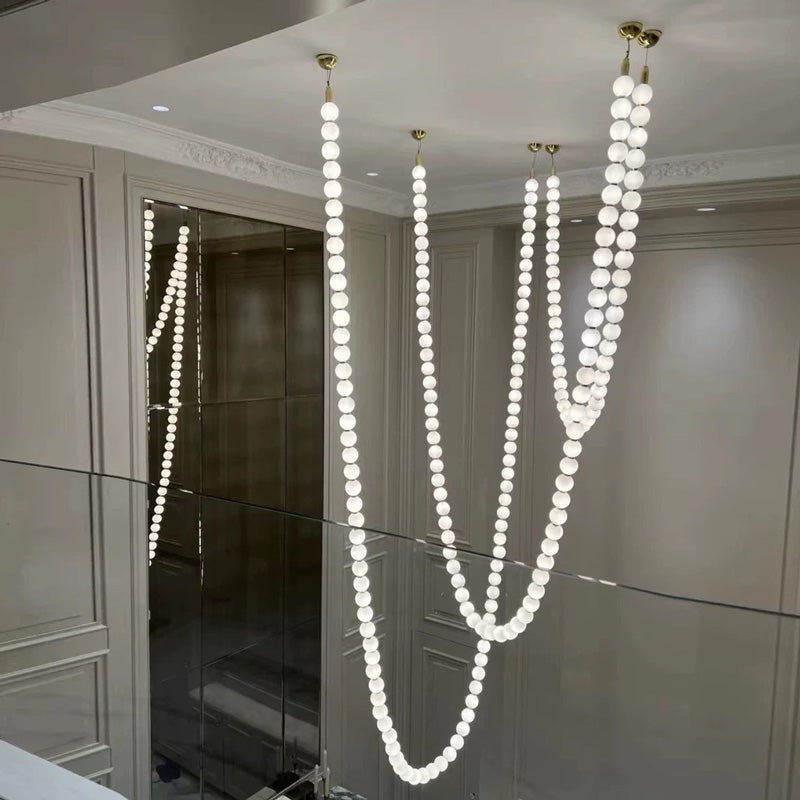 WOMO X-Pearl Necklace Chandelier-WM2805
