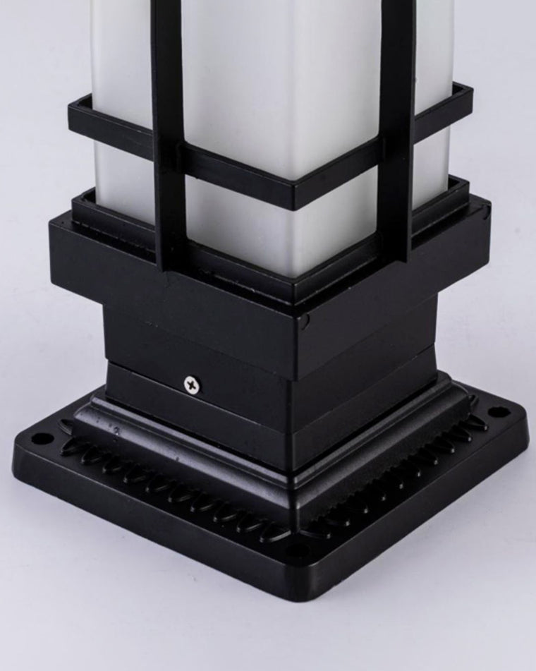 WOMO Square Outdoor Pillar Light-WM9063