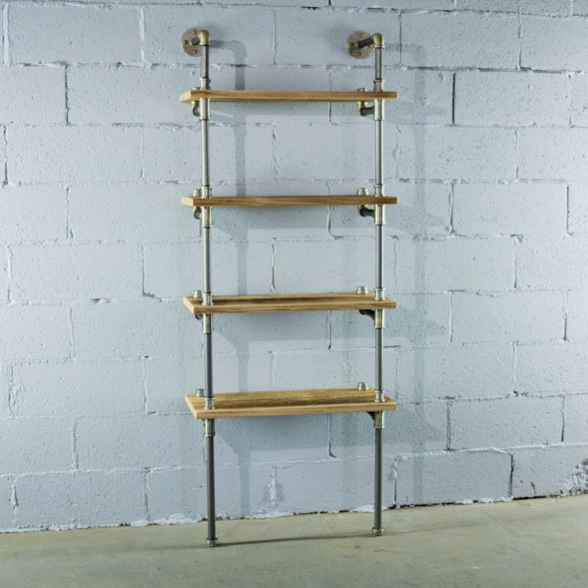 Four Shelf Wall Mounted Bookcase - Nordic Side - 10-11, feed-cl0-over-80-dollars, furniture-pipeline, furniture-tag, US