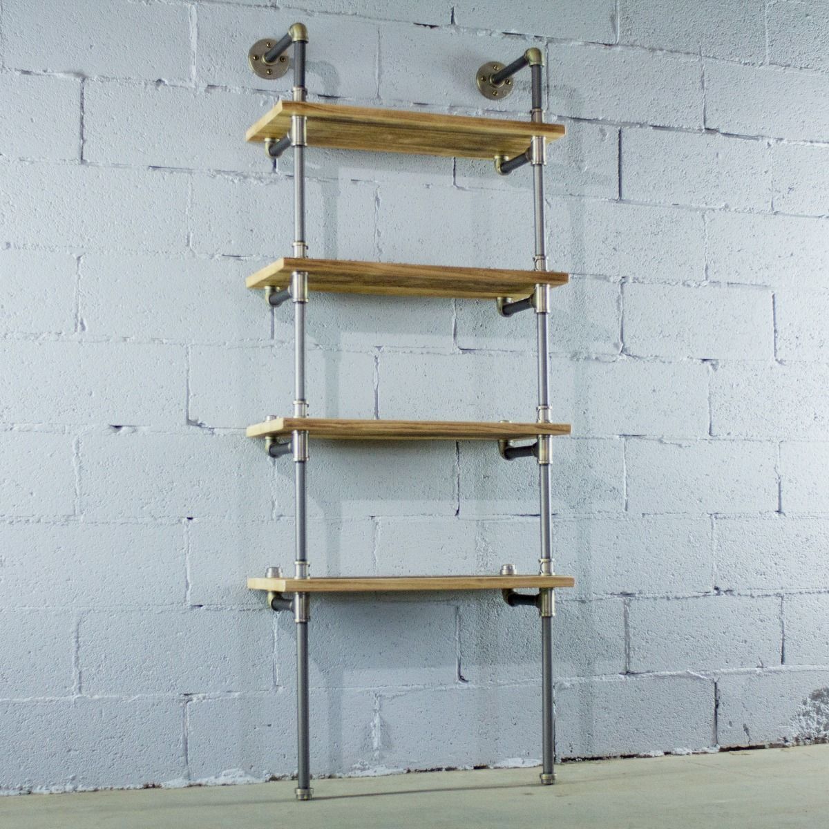 Four Shelf Wall Mounted Bookcase - Nordic Side - 10-11, feed-cl0-over-80-dollars, furniture-pipeline, furniture-tag, US