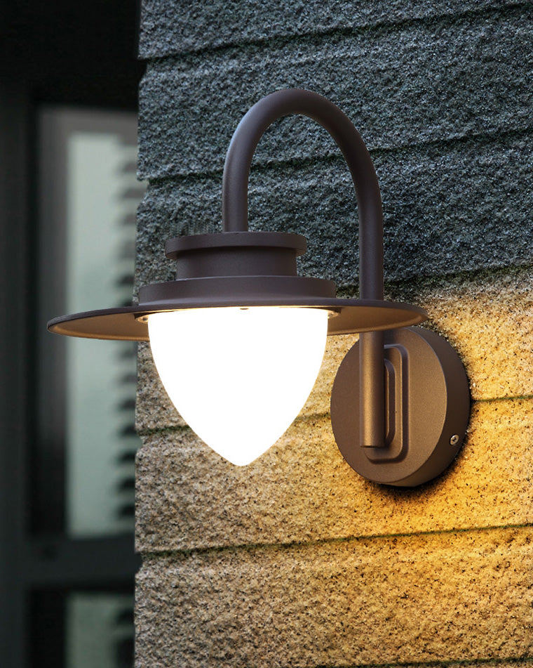 WOMO Gooseneck Outdoor Wall Light-WM9153