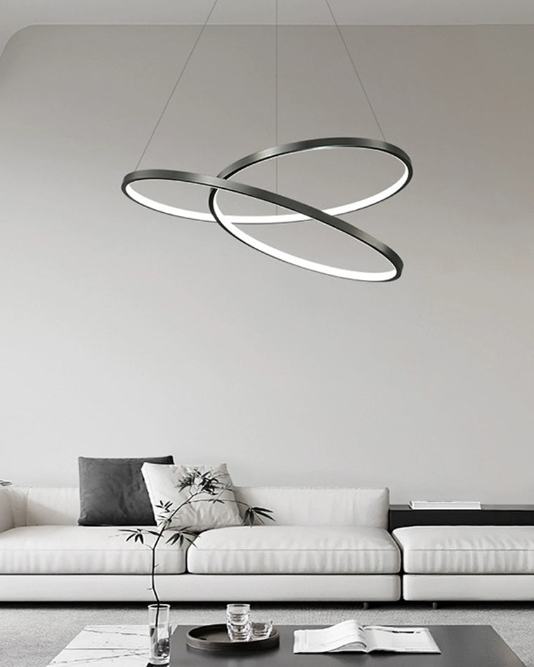WOMO Brass Swirl Led Pendant Light-WM2354