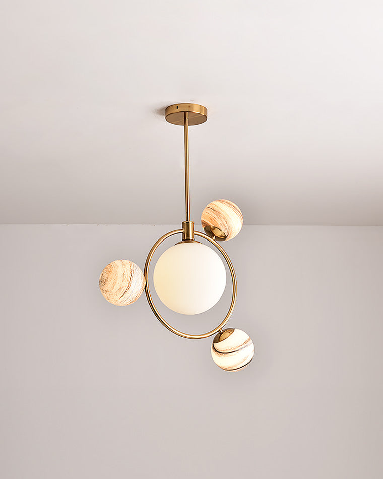 WOMO Planet Glass Chandelier-WM2385