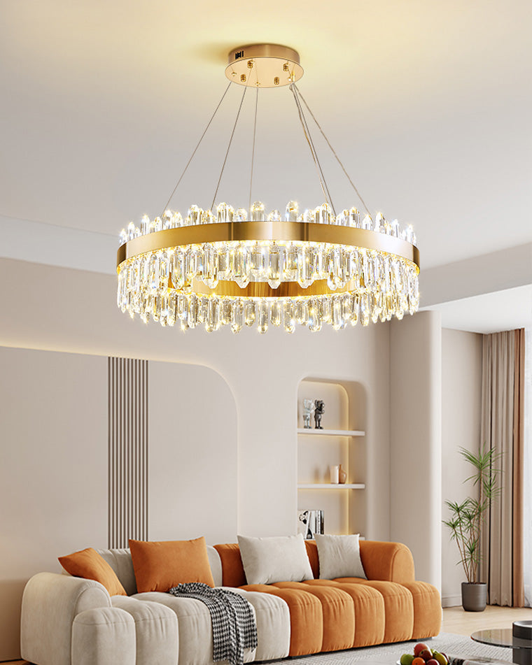 WOMO Round Crystal Chandelier-WM2488