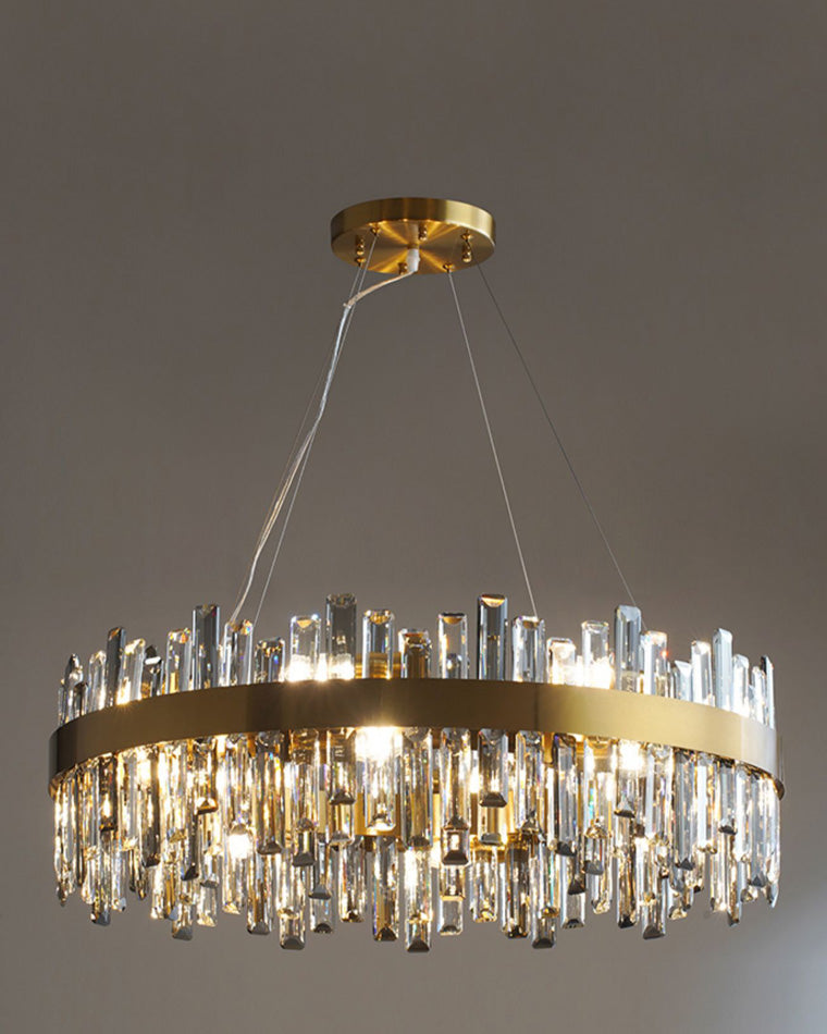 WOMO Round Crystal Chandelier-WM2487