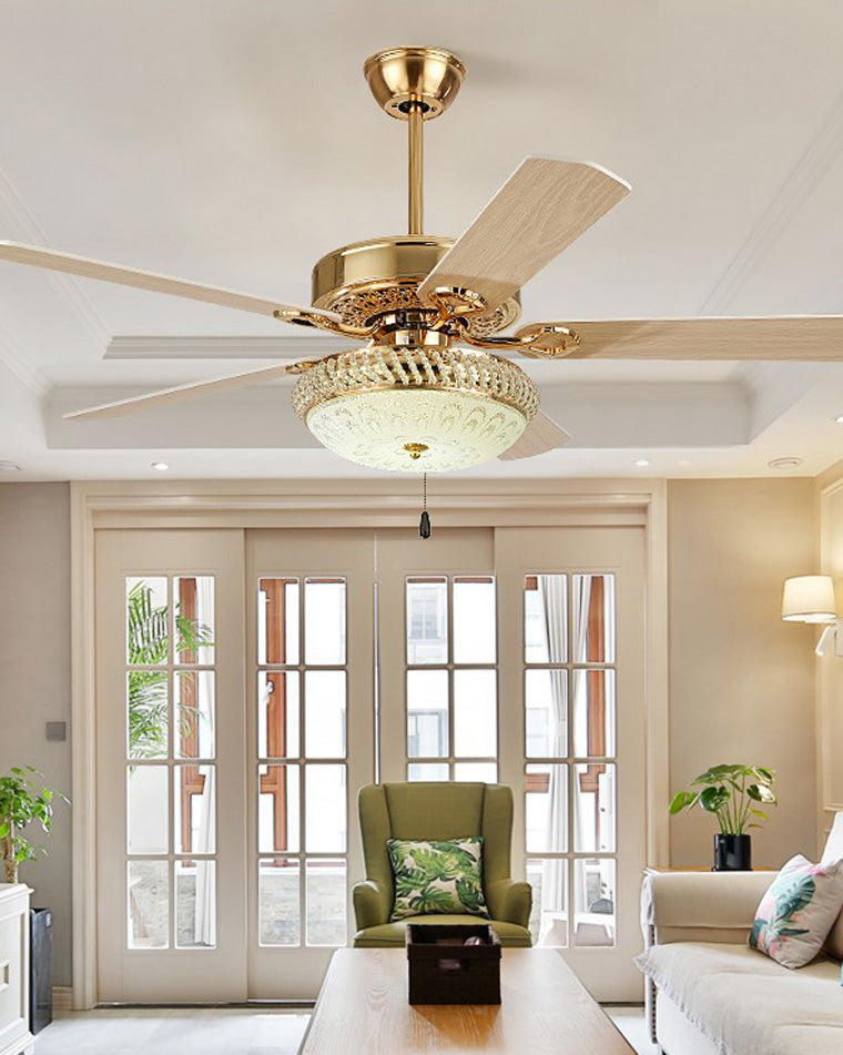 WOMO Victorian Ceiling Fan Lamp-WM5030