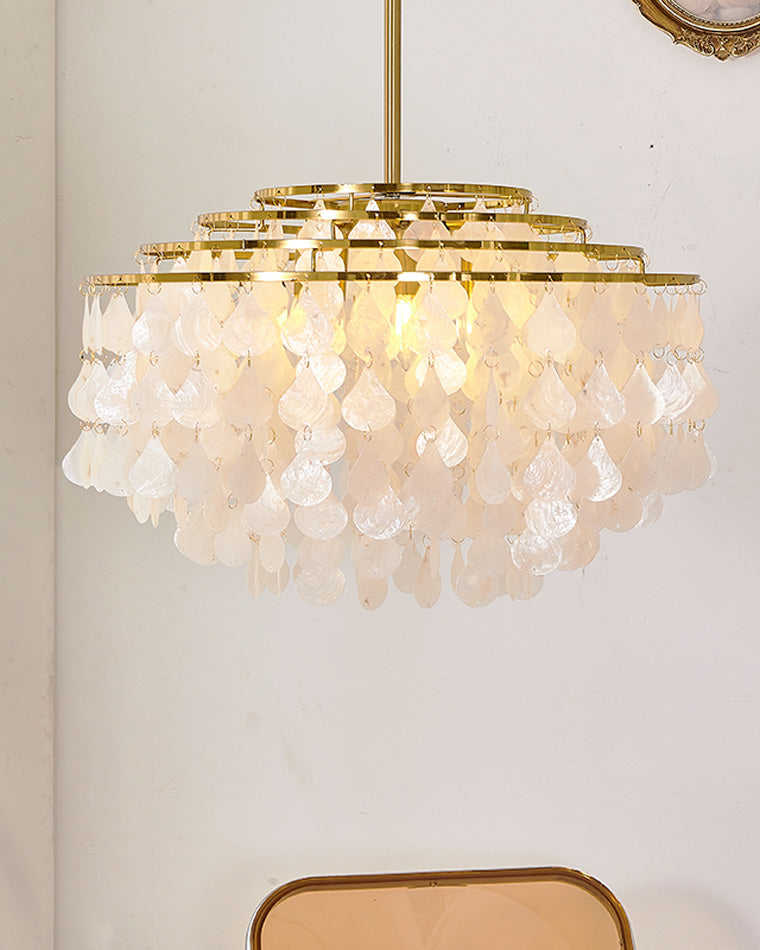 WOMO Mother of Pearl Chandelier-WM2346