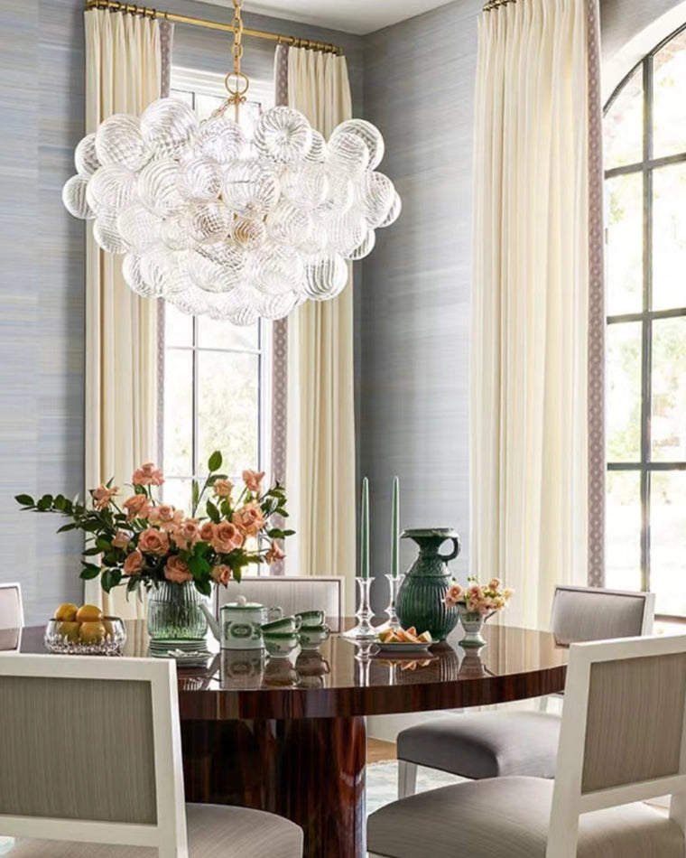 WOMO Textured Glass Bubble Chandelier-WM2180