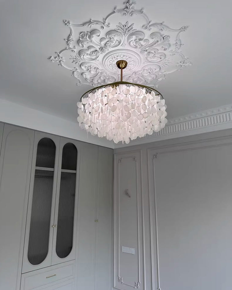 WOMO Mother of Pearl Chandelier-WM2346