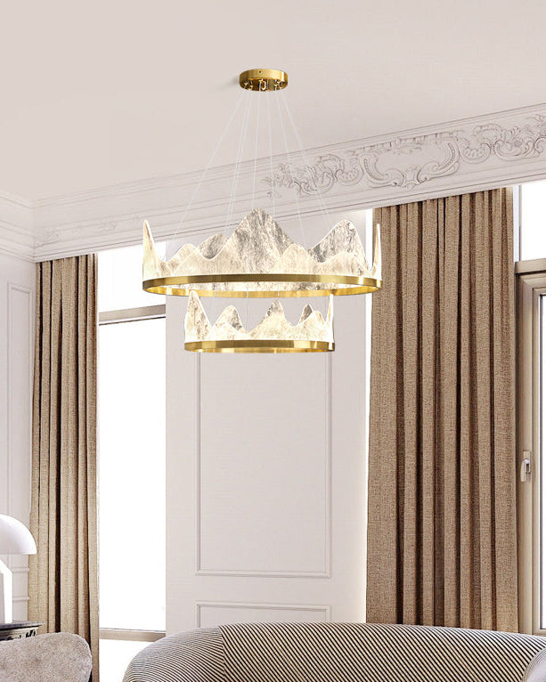 WOMO Mountain Round Chandelier-WM2361