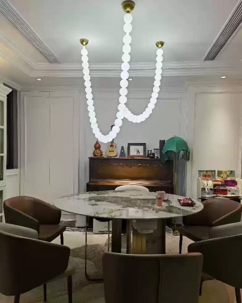 WOMO X-Pearl Necklace Chandelier-WM2805