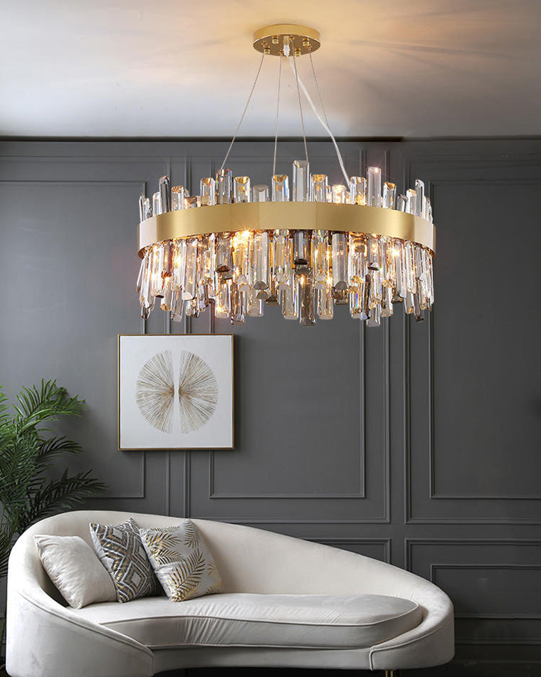 WOMO Round Crystal Chandelier-WM2487