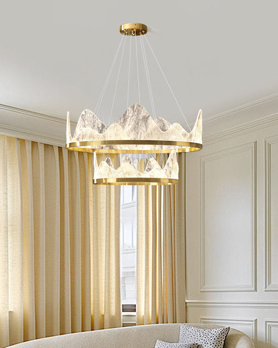 WOMO Mountain Round Chandelier-WM2361