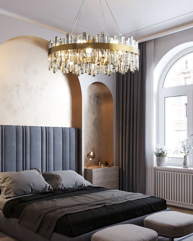 WOMO Round Crystal Chandelier-WM2487