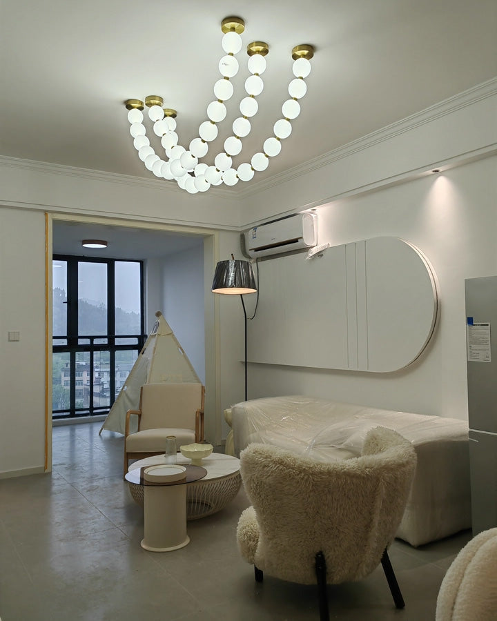 WOMO X-Pearl Necklace Chandelier-WM2805