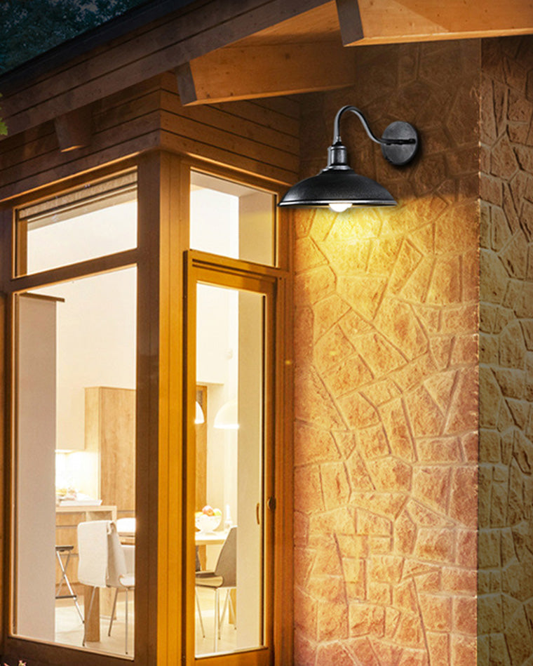 WOMO Gooseneck Barn Wall Lamp-WM9143