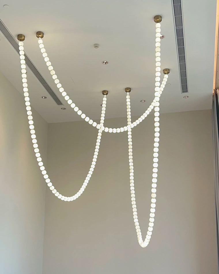 WOMO X-Pearl Necklace Chandelier-WM2805