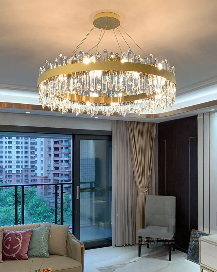 WOMO Round Crystal Chandelier-WM2488