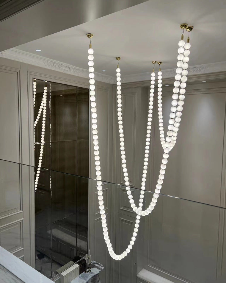 WOMO X-Pearl Necklace Chandelier-WM2805